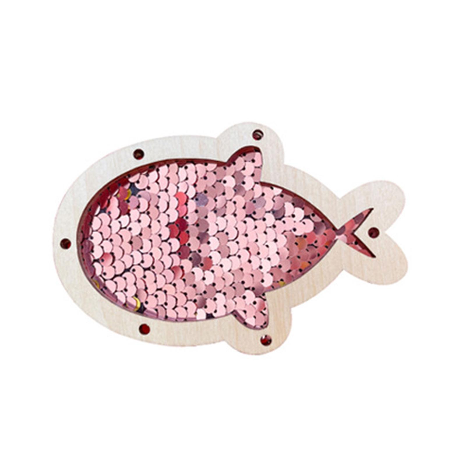 

Детская развивающая доска с пайетками, сенсорная игрушка, аксессуар, образовательная игрушка для развития мелкой моторики, дорожный набор для творчества для мальчиков и девочек розовый