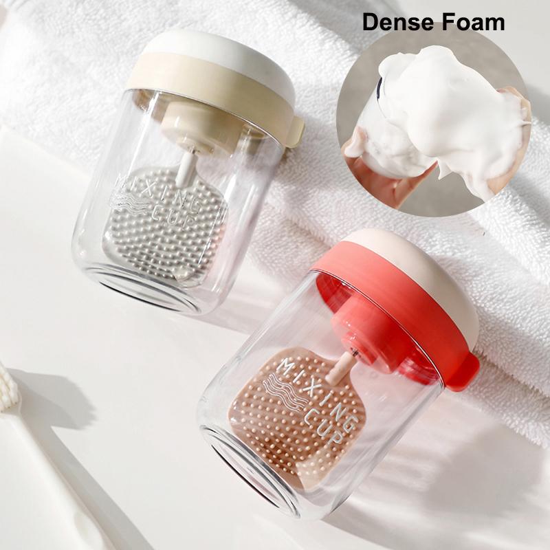 Automatic Foaming Facial Cleanser Dispenser – Mini Desktop Washing Device with Large-Capacity Container for Bathroom Use