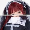 Milky Time Gothic Lolita Dress, Black, Long Sleeves, Maid/Sister Cosplay Costume, Women's, Halloween (XL)
