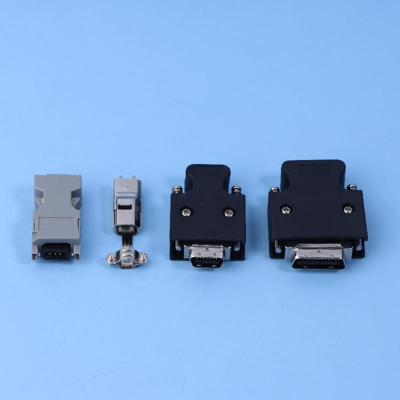 מחבר הלחמה פינים Sm-6/10/14/20/26/50P/6E מחברי Mdr/Scsi פלאגינים 1394 מקודד מנוע סרוו תקע