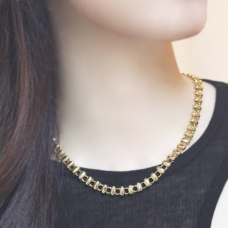 

glammuse Gorgeous chain necklace gold