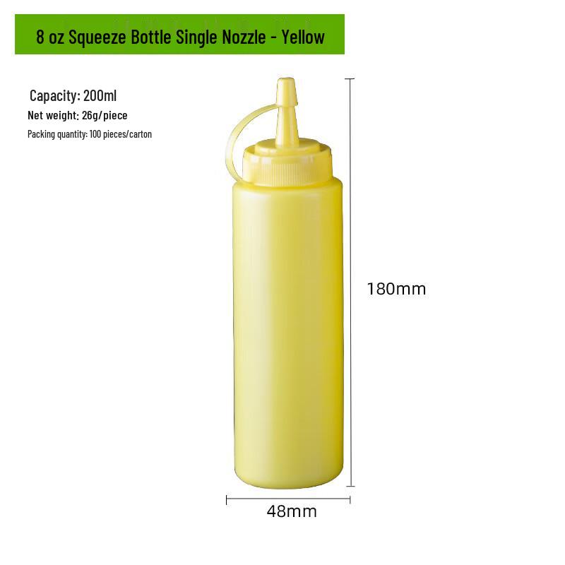 Japanese Style Plastic Squeeze Sauce Bottles