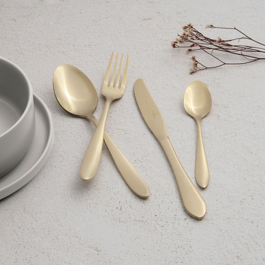 24-Piece Cutlery Berlinger Haus Bh-3079 Satin Champagne