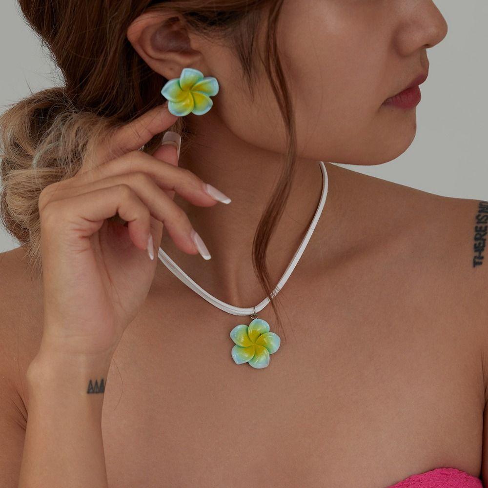 Beach Necklaces Earrings Necklaces Jewelry Set Bohemia Bohemia Style Jewelry  Gift