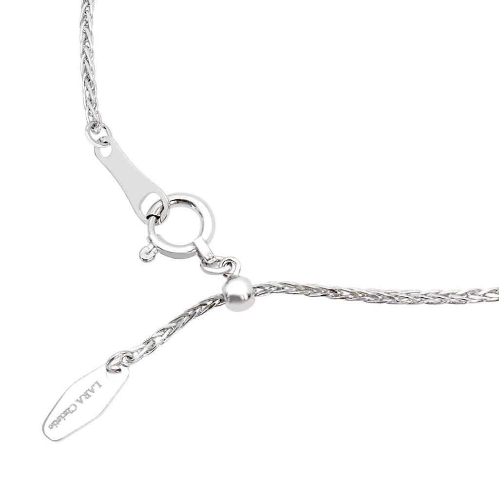 Bracelet Chain for Platinum Spiga Maximum Adjustable [Lara Christie] Women, PT850, Cut, 18cm, Length, lb97-0011-pt