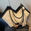 Exquisite Large-capacity Bag Women's 2025 New Indented Shoulder Portable Underarm Bag Textured Commuter Tote Bag