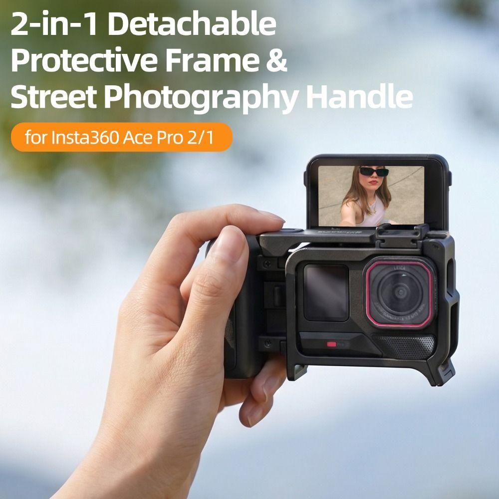 Kit de Empuñadura Street para Fotografía de Liberación Rápida para Accesorios de Cámara de Acción Insta360 Ace Pro 2/Ace Pro