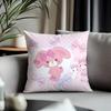 Hot Bbonbonribboning Cushion Cover Antidustmite Pillowcase Invisible Zipper Silky Short Plush Sofa Cushion Cover