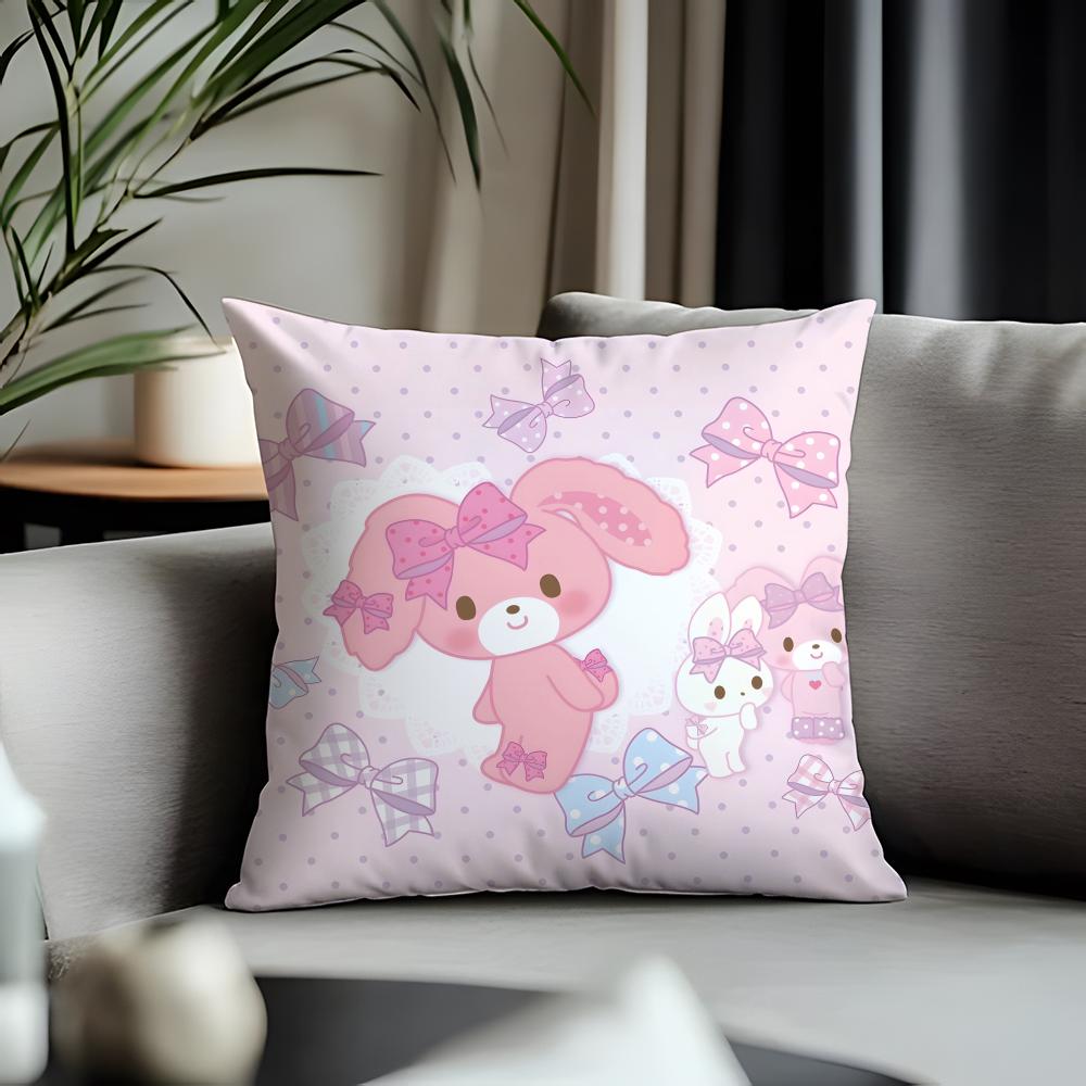 Hot Bbonbonribboning Cushion Cover Antidustmite Pillowcase Invisible Zipper Silky Short Plush Sofa Cushion Cover