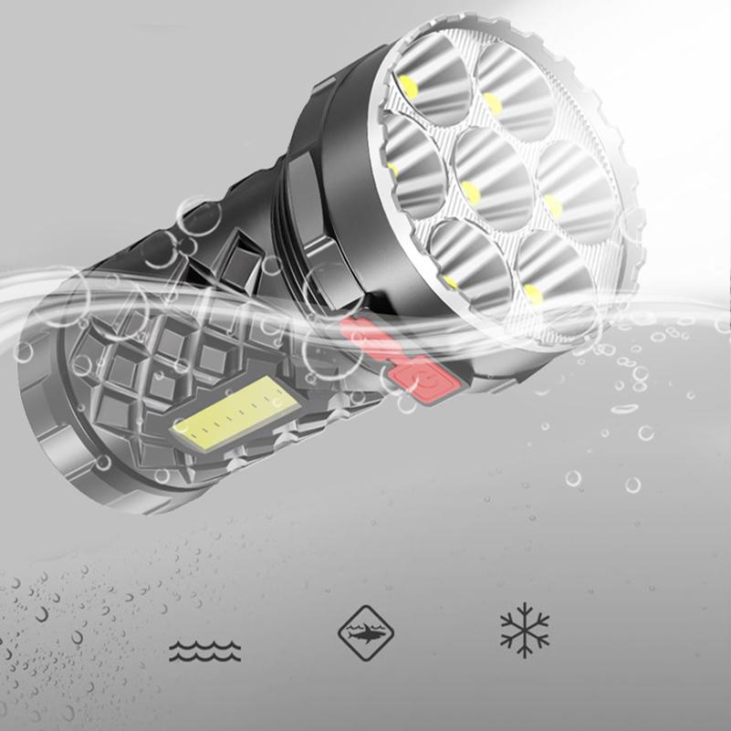 Potente 7 LED + COB Luz lateral Linterna LED Impermeable 5 modos Antorcha USB Linterna recargable con batería incorporada comprar a buen precio — entrega gratuita, reseñas reales con fotos — Joom Potente 7 LED + COB Luz lateral Linterna LED Impermeable 5 modos Antorcha USB Linterna recargable con batería incorporada comprar a buen precio — entrega gratuita, reseñas reales con fotos — Joom