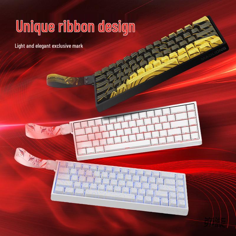 E-Sport 60% Gaming-Tastatur: Magnetische Achse, 61/68 Tasten