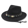 Suede Felt Hat, Windbreak Rope, Denim Hat, Men's Top Hat, Hot Felt Hat In Europe and America