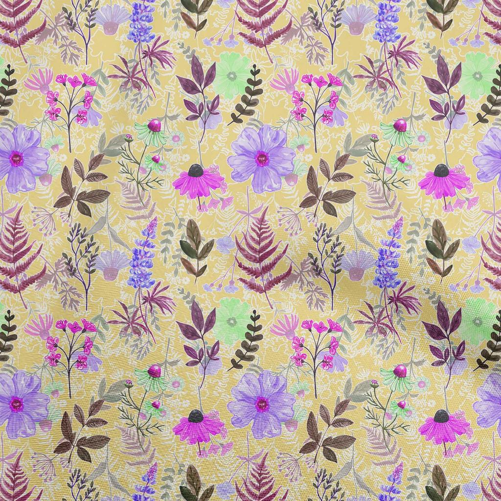 oneOone Cotton Flex Dusty Green Fabric Floral  Sewing Craft Projects Fabric Prints By Yard 40 Inch