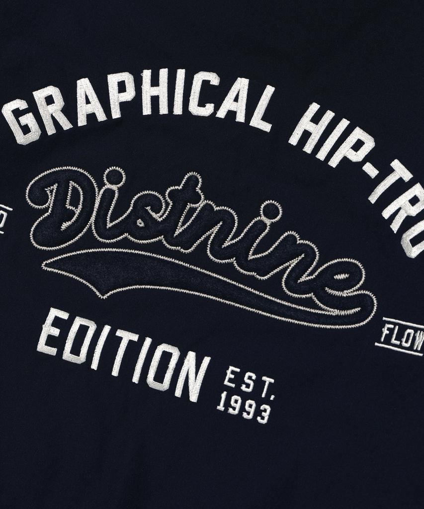 Distn9Ne Edition Varsity Padded Jumper Navy (Lo1Ju019-066)