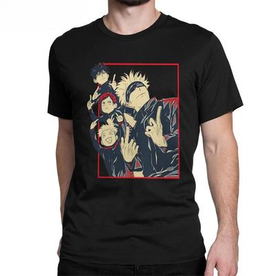 Jujutsu Kaisen Graphic T-shirt Unisex T-shirt Unisex Clothing 100% Cotton Unisex Funny Unisex O Collar Oversized Short Sleeve