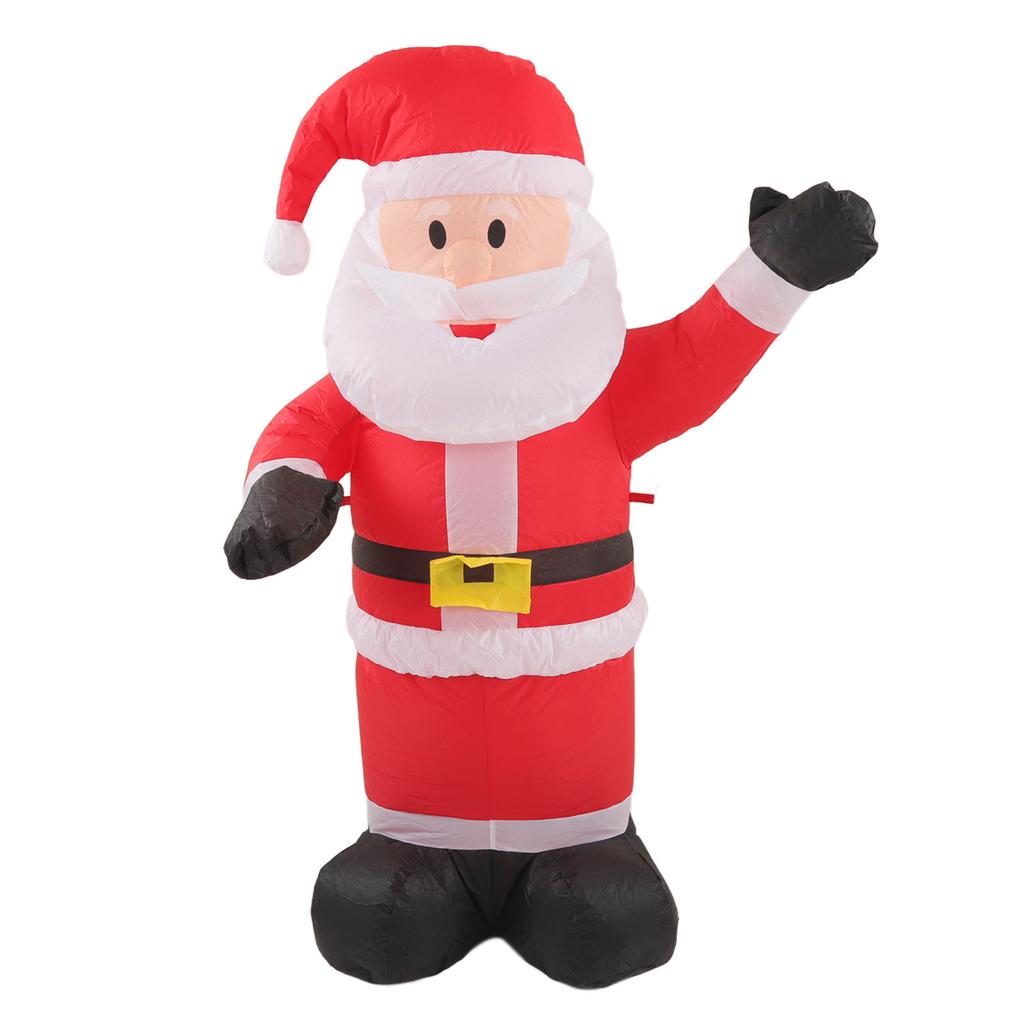 Christmas Inflatable Santa Waterproof Tear Resistance Inflatable Santa Decoration with LED Lights