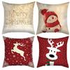 Christmas Decorations Pillow Covers Cushions Christmas 45X45 Cm 4 Pcs