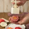 Multifunktionales Dessertformen-Set Dessert-Presswerkzeug Rosenförmiges Dessertformwerkzeug Mungobohnenkuchenformen zum Backen