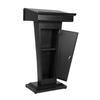 Profession Podium Table Stand Multi-Purpose Metal School Lecterns Large Capacity Office Reception Host Desk Slant Speech Desk