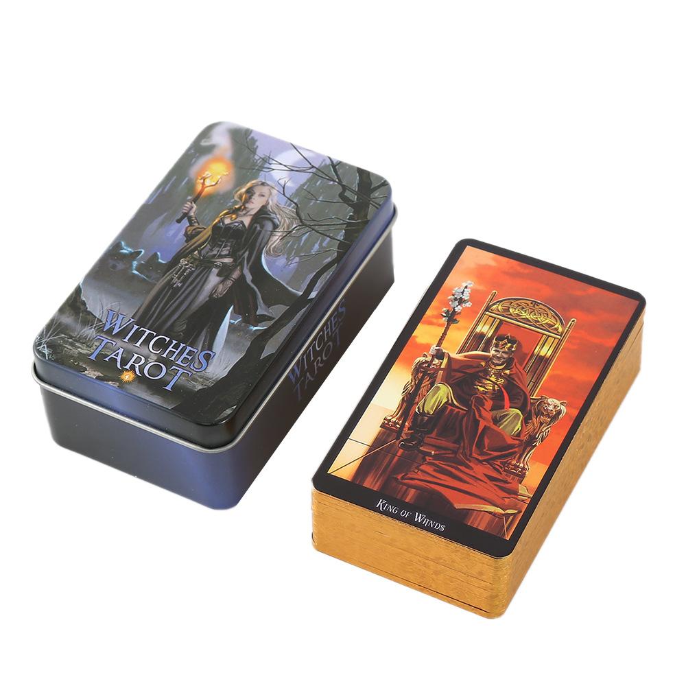 78Pcs Longest Dream Tarot Card Set Divination Tool With Detailed Guidebook Colorful Frame Fortune Telling Cards