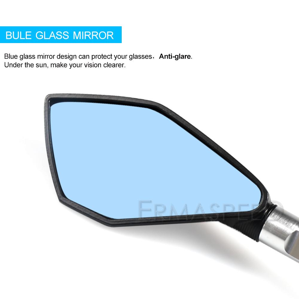 Motocyklové zpětné zrcátko CNC hliníkové oranžové 8mm 10mm boční zrcátka pro motocyklové terénní skútry motocykly