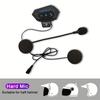 Interphone Bluetooth pour moto 500mAh Longue autonomie Système de communication BT12