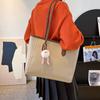 Korean Style Pu Tote Bag Handbag Shoulder Bag Simple Underarm Bag  Travel