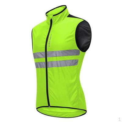 Cycling Clothing Bike Sleeveless Jersey Reflective Strip