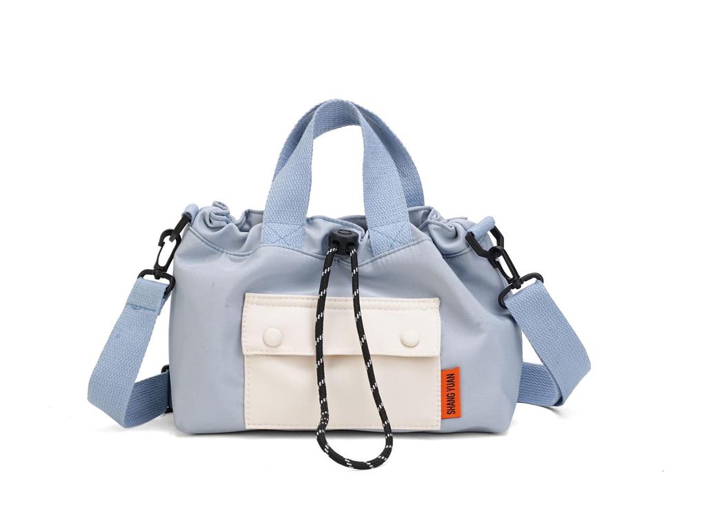 Korean Style Women's Lightweight Drawstring Shoulder Tote: Casual, Stylish & Perfect for Work, Commute, Travel, or Going Out.