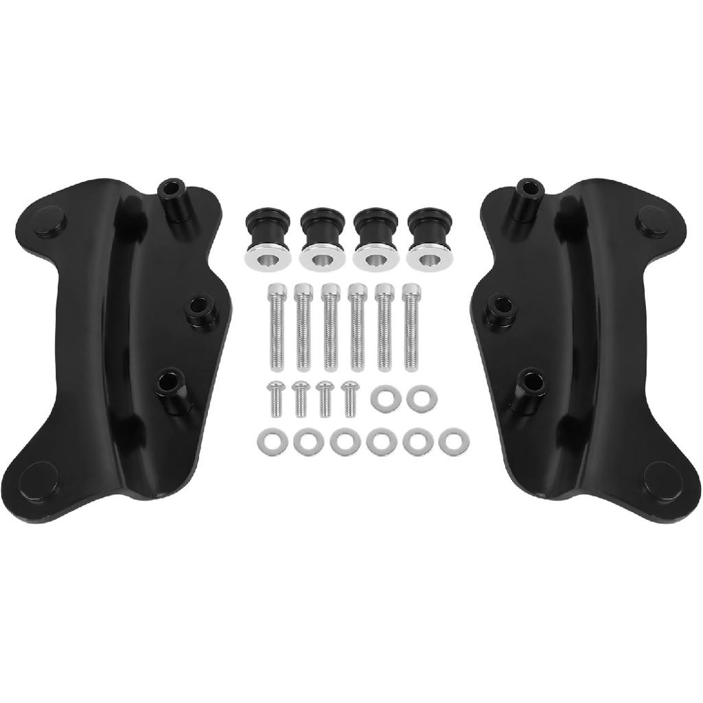 CHIFUN 4 Point Docking Hardware Kit Quick Release Backrest Luggage Rack Mounting Spools Compatible with Harley Touring 2014-2023 Road Glide Road King