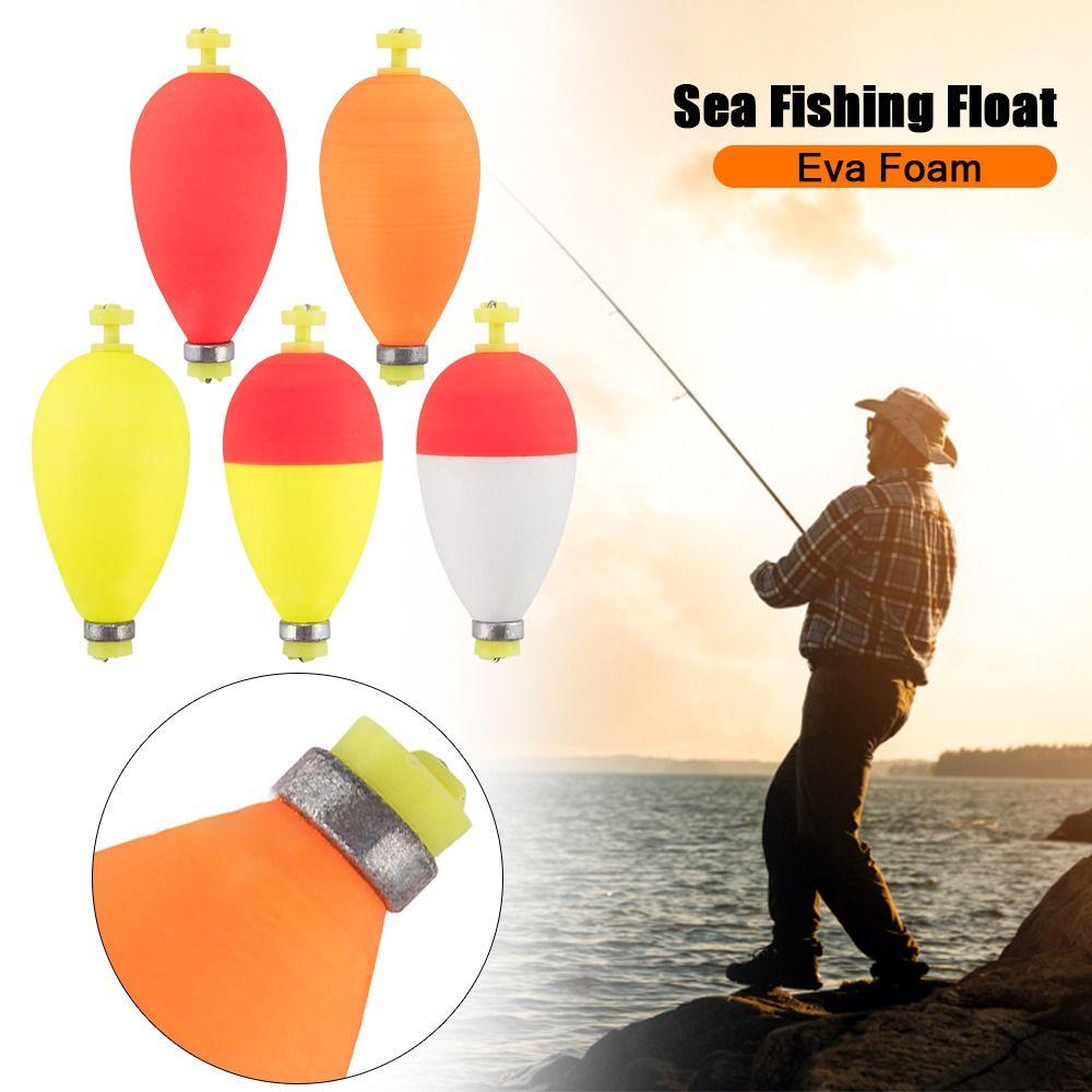 

10pcs new style Cat fish Buoyancy Oval Bobber Sea Fishing Float Ball Boia Eva Foam