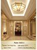 Retro-Modern American Copper Ceiling Light for Bedroom, Living Room, or Dining Room
