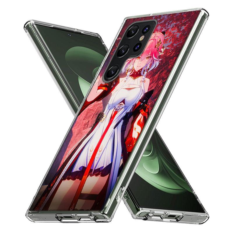 Game Wuthering Waves Changli Capa Phone Case For Samsung S26 Ultra S25 Edge Galaxy S23 S21 S20 S24 FE S22 S10 Plus Cover Clear T