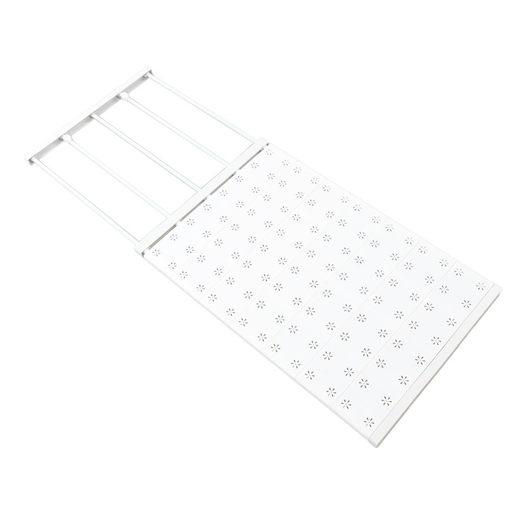 Erweiterbares Schrankregal Platzsparend Stanzfrei Starke Tragfähigkeit Kleiderschrank Kleiderteiler