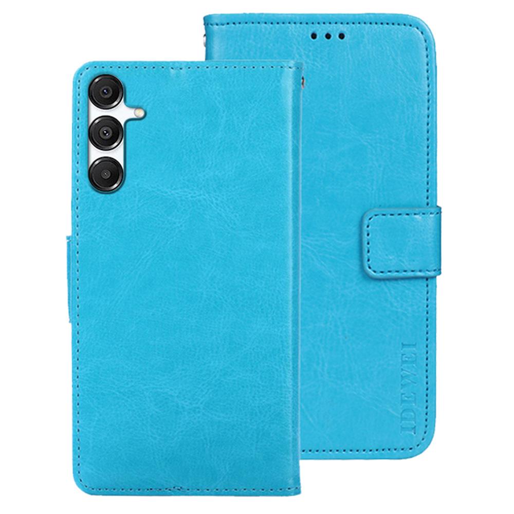 IDEWEI For Samsung Galaxy A36 5G/A56 5G Stand Case Crazy Horse Texture Leather Phone Cover