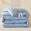 Japanische reine Baumwolle Sojabohnenfaser Steppdecke: Dick, Klasse A Mutti & Baby Qualität für Einzel-/Doppelbetten, Ideal für Herbst & Winter