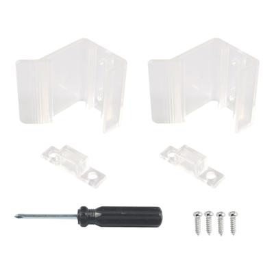 Pack Of 2 Clear Handles Anti Slip Designs Grab Handles ABS Exterior Handle Set for Comfortable Grip & Easy Replacement