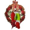 The Funny Christmas Burlap Wreath Door Creative Christmas Decorations