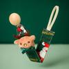 Handmade Baby Pacifier Clip Chain Cotton Cartoon Style Pacifier Holder Dummy Clips Baby Christmas Gift