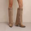 Women's Pointed Toe Knee High Boots Tall Fashion Boots for Fall Winter Everyday Wear