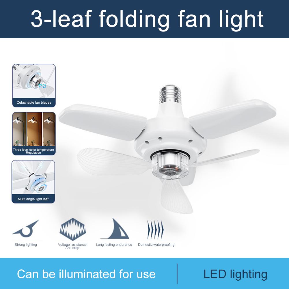 Silent Ceiling Fan with Lights Remote Control Small Ceiling Fan for Kitchen Bedroom Basement Dining Living Room