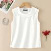 ZANZEA Women Casual Round Neck Solid Color Sleeveless Ves Tops