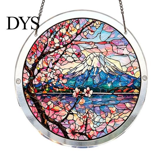 Irregular Shape Puzzle Pieces Acrylic Jigsaw Suncatcher Stained Glass Window Hanging Ornament DIY Puzzles Hands-on Activity Sun Catcher Panel for Home