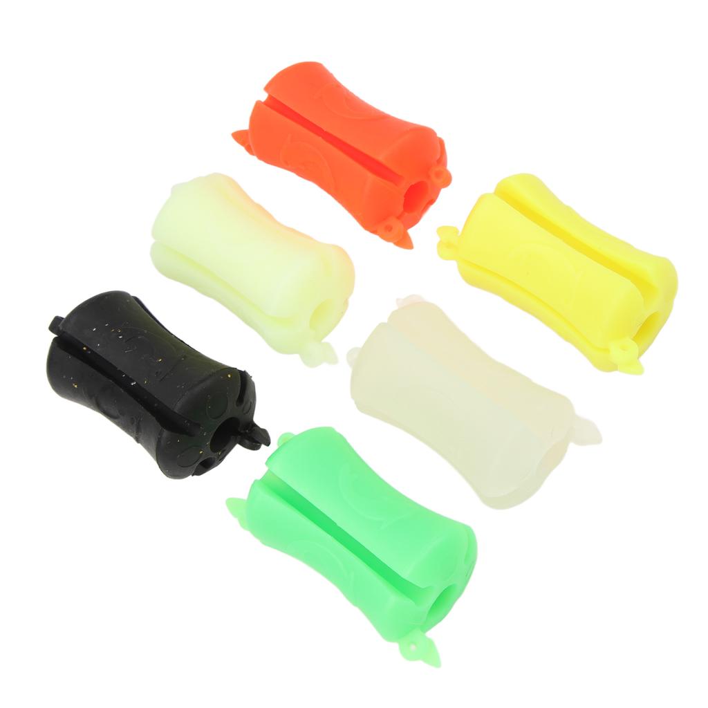 6pcs Portable Fishing Rod Fixed Ball Fishing Pole Binding Clip Fishing Rod Ball Antislip Fishing Pole Clip for Boat