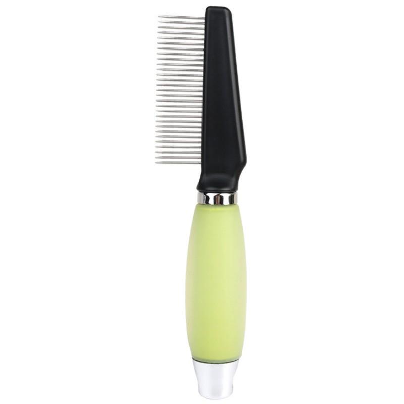 Dog Comb Pet Hair Remover Massage Cat Brush Silicone Handle Combs for Cats Hair Knot Opening Dog Grooming Brush Pets Acessorios