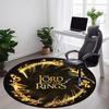 1pc The Lord of the Rings Office Round Area Rug, Under Office Chairs Bedroom Living Room Home Decor, Room Deco, Available In Various Sizes