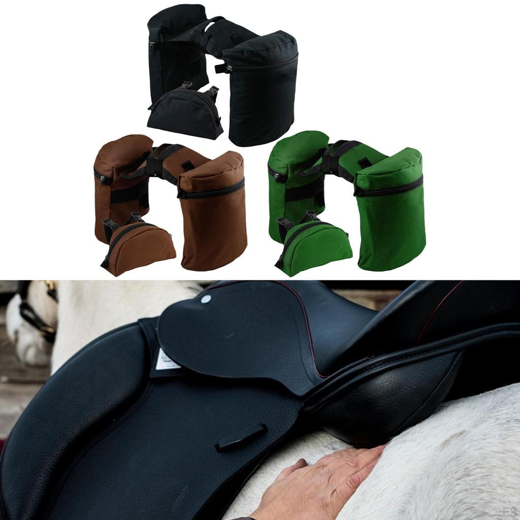 Horn Bag Pommel Pocket Combo Trail Riding, Salvesker Gave, Hestesport Trendy Langdistanse