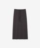 Ieoning Essential Rib Maxi Skirt, Charcoal
