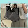 Sac Tote Spacieux Tendance Été 2023 Style Urbain Sac à Seau Souple Porté Main Pour Femmes