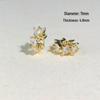 14k Gold-Plated Color-Preserving Crystal Spacer Beads for DIY Bracelets and Necklaces